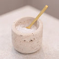 Marble Salt Cellar w/Spoon