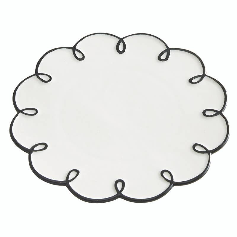 Scalloped App Plates (S/4)