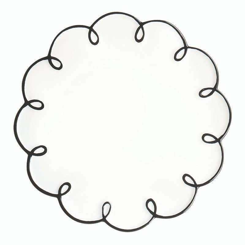 Scalloped App Plates (S/4)