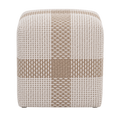 Cross Accent Ottoman
