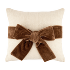 Velvet Bow Pillow