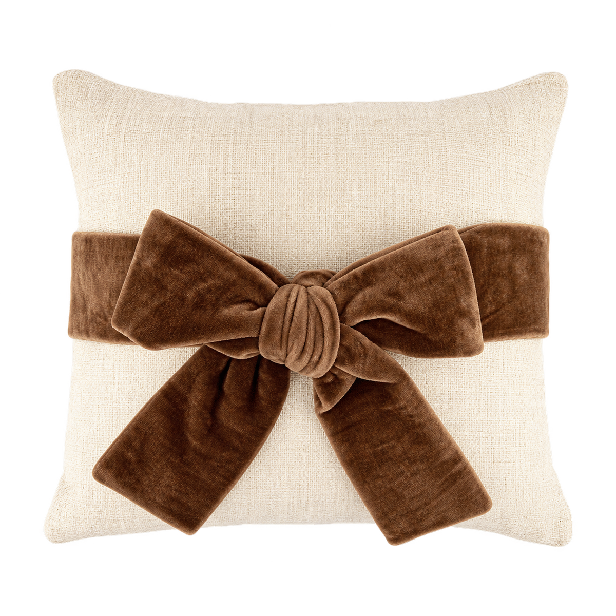 Velvet Bow Pillow