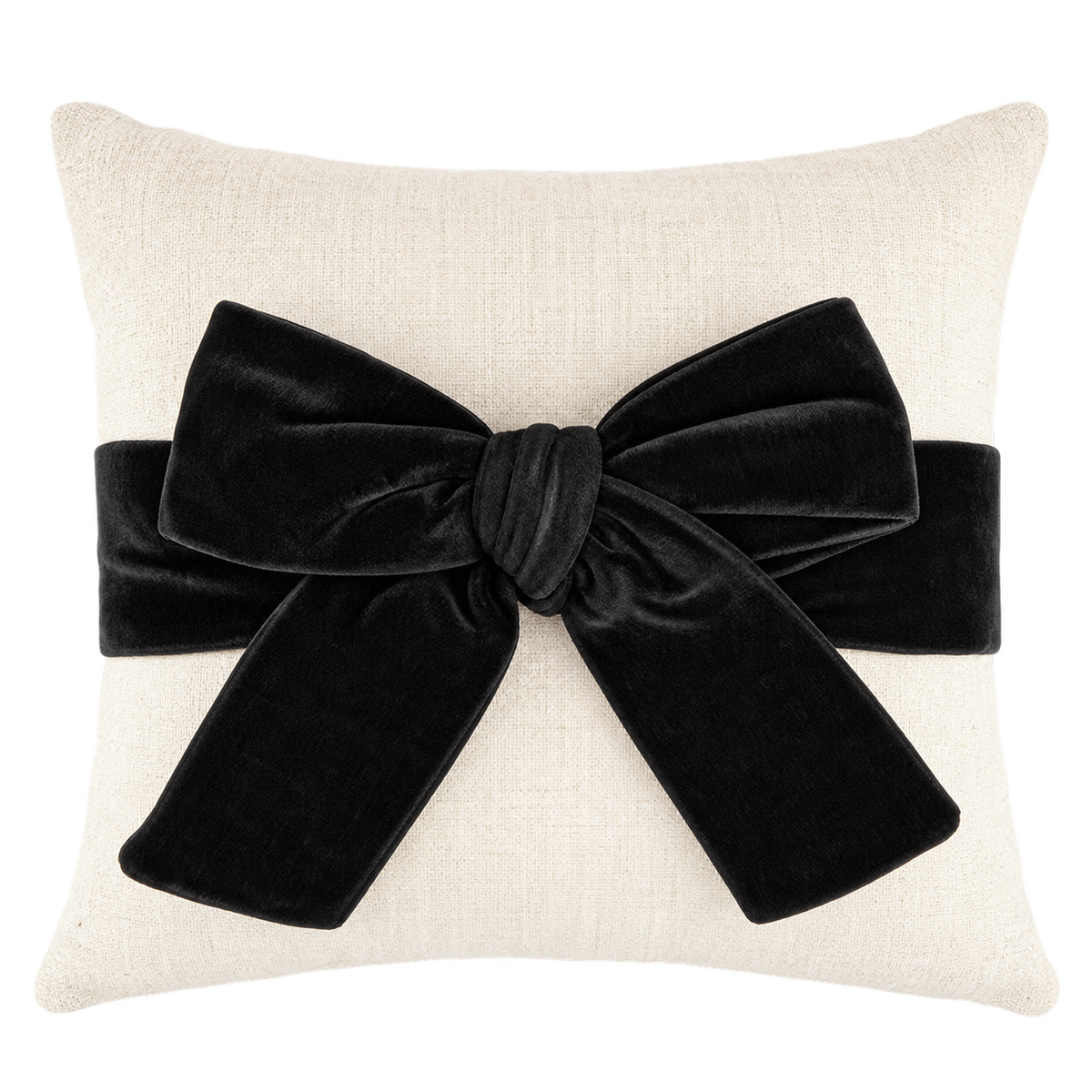 Velvet Bow Pillow