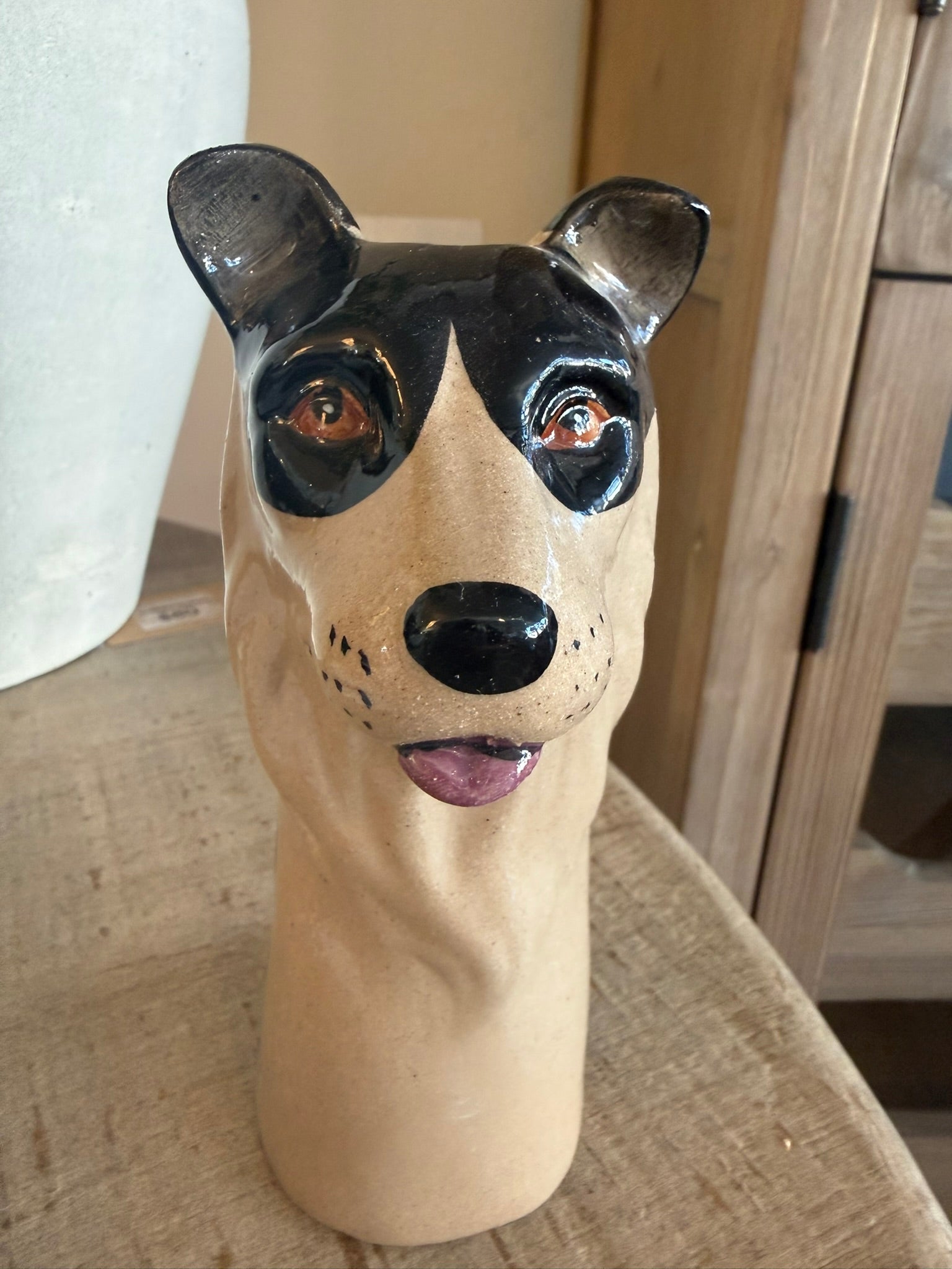 Border Collie Vase