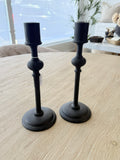 Black Candle Stands (Set of 2)