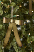Brassy Bow Ornament