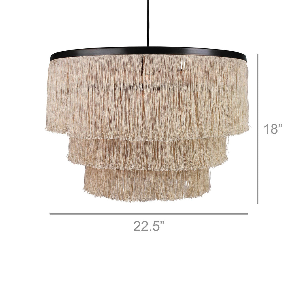 Josephine Fringe Pendant