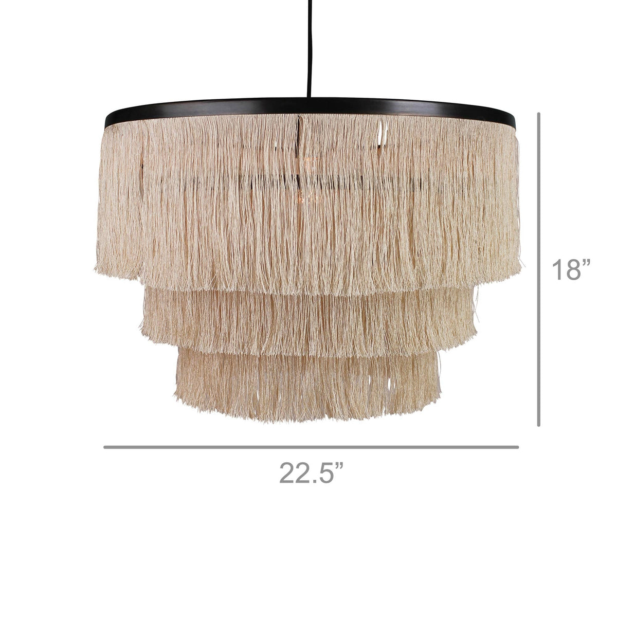 Josephine Fringe Pendant