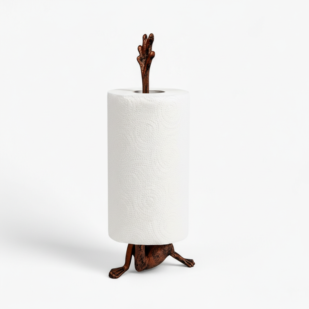 Frog Paper Towel Holder